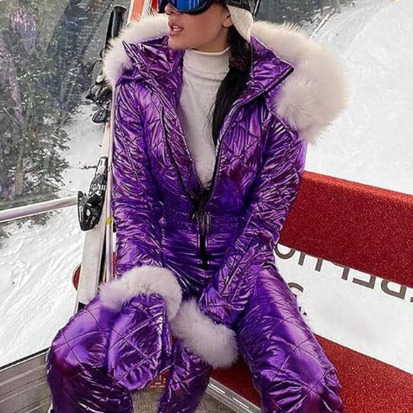 NWOT- Womens Winter Ski Suit- Windproof Waterproof Warm - Picture 1 of 5